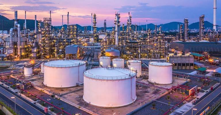 petrochemical plant